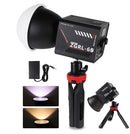 Profesionālā video un foto LED gaisma ZGRL-60 (dimmējama, ar adapteri, 60W)