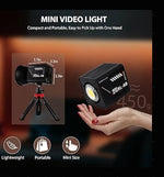 Profesionālā video un foto LED gaisma ZGRL-60 (dimmējama, ar adapteri, 60W)
