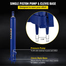 VEVOR hidrauliskais garais domkrats, 8 t celtspēja, ar vienvirzuļa sūkni un āķa pamatni, manuālais dzīvotājkrēsls ar rokturi, piemērots garāžām/darbnīcām, dzinēja pacelšanai, zils