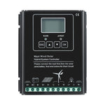 VEVOR 12 V 400 W saules un vēja enerģijas komplekts, 2 × 100 W monokristāliskie saules paneļi, 200 W vēja turbīna un MPPT saules/vēja hibrīdais kontrolieris, piemērots mājām, kemperiem, laivām un bezpiekļuves sistēmām