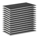 VEVOR 2400 W 48 V pilns saules enerģijas komplekts, 12 × 200 W monokristāliskie saules paneļi, 51,2 V 100 Ah LiFePO₄ akumulators, 48 V 5000 W hibrīdinvertors autonomām sistēmām lielai mājai, šķūnim vai saimniecībai