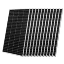 VEVOR 2400 W 48 V pilns saules enerģijas komplekts, 12 × 200 W monokristāliskie saules paneļi, 51,2 V 100 Ah LiFePO₄ akumulators, 48 V 5000 W hibrīdinvertors autonomām sistēmām lielai mājai, šķūnim vai saimniecībai