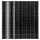 VEVOR 4800 W 48 V pilns saules enerģijas komplekts, 12 × 400 W monokristāliskie saules paneļi, 51,2 V 300 Ah LiFePO₄ akumulators, 2 × 5000 W hibrīdinvertori autonomām sistēmām lielai mājai, šķūnim vai saimniecībai