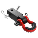 50 mm piekabes šakles sakabes uztvērējs ar D-veida gredzenu atgūšanai kravas automobiļiem un džipiem, 23,9 t slodzes izturība