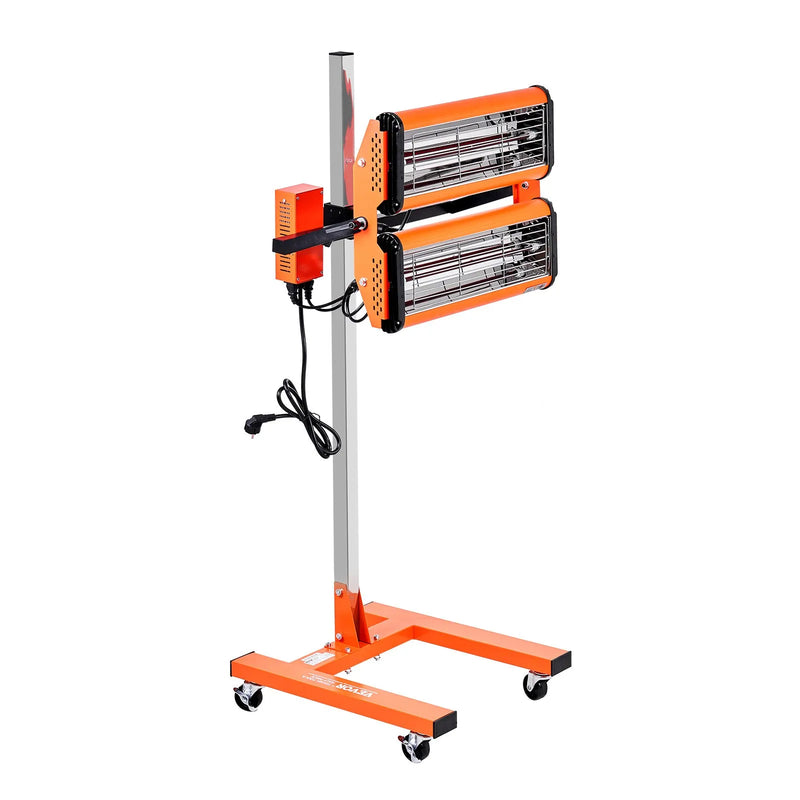 VEVOR 2200 W high power infrared paint drying lamp for drying and heating the car body