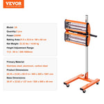 VEVOR 2200 W high power infrared paint drying lamp for drying and heating the car body