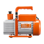 VEVOR vakuuma sūknis 300 l/min, vienpakāpes rotācijas lāpstiņu HVAC vakuuma sūknis R134a / R22 / R410a sistēmām, komplekts ar eļļas pudeli, paredzēts automobiļu kondicionieru apkopei un sveķu degazēšanai