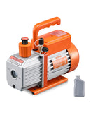 VEVOR vakuuma sūknis 217 l/min, vienpakāpes rotācijas lāpstiņu HVAC vakuuma sūknis R134a / R22 / R410a sistēmām, komplekts ar eļļas pudeli, paredzēts automobiļu gaisa kondicionieru apkopei un sveķu degazēšanai