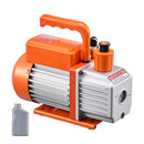 VEVOR vakuuma sūknis 217 l/min, vienpakāpes rotācijas lāpstiņu HVAC vakuuma sūknis R134a / R22 / R410a sistēmām, komplekts ar eļļas pudeli, paredzēts automobiļu gaisa kondicionieru apkopei un sveķu degazēšanai