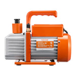 VEVOR vienpakāpes HVAC vakuuma sūknis ar manometru komplektu 217 l/min, rotācijas lāpstiņu konstrukcija, ar šļūtenēm, piemērots R134a, R12, R22, R502a, R410A, R404, R407C aukstuma aģentiem