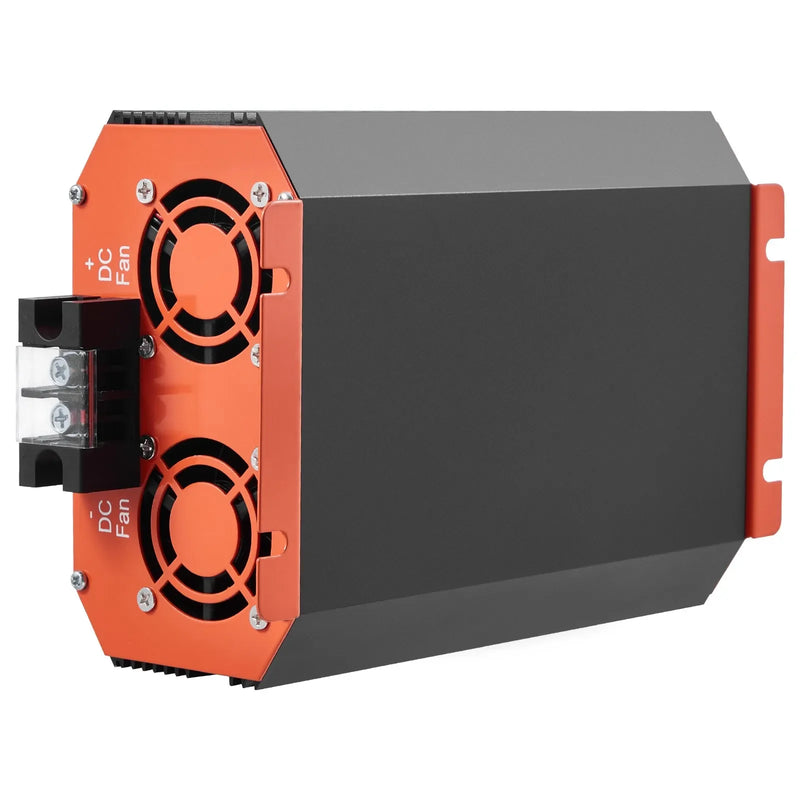 VEVOR 12 V 60 A DC–DC akumulatora lādētājs 750 W, borta lādētājs svina-skābes, litija, AGM, GEL un šķidrā elektrolīta akumulatoriem, viedā daudzpakāpju uzlāde, paredzēts kemperiem, komerctransportam, laivām un jahtām