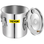 50L stainless steel still with condenser, copper tube and built-in thermometer, for home use