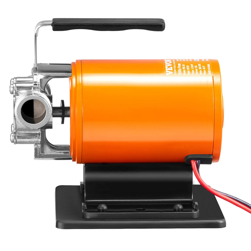 VEVOR ūdens pārsūknēšanas sūknis 12 V DC, plūsma 23 l/min, jauda 75 W, pārnēsājams elektriskais sūknis ar 183 cm iesūkšanas šļūtenes komplektu, lāpstiņriteni un sieta filtru dārza, lietus ūdens tvertņu, baseinu, dīķu, burbuļvannu un akvāriju nosusināšanai