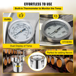 12L stainless steel still, copper distillation pipe with circulation pump, home brewing kit with built-in thermometer