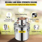 30L stainless steel distillation kit for distillation of alcohol, essential oils, with water pump