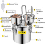 30L stainless steel still, for home use, double boiler
