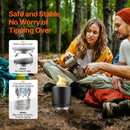 Настольный камин VEVOR 15,2 см - камин из нержавеющей стали для внутреннего и наружного использования, черный