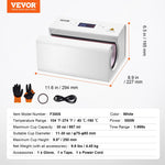 VEVOR automātiskā termoprese krūzēm 330-900 ml sublimācijai, balta