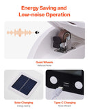 Kaķu treniņrats ar pedometru, 103,6 cm, ar bremzi un paklājētu skrejceļu, kluss skrejritenis telpām kaķiem līdz 13,6 kg, balts