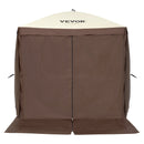 VEVOR 1.83 x 1.83 x 2.1 m awning - 4-post Pop-Up, sun protection and waterproof, brown