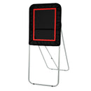 VEVOR Salokāms lakrosa atsitiena tīkls pagalmam, 914,4 × 1219,2 mm volejbola atsitiena tīkls, Pitchback beisbola un softbola atgriešanas treniņu siets, regulējama leņķa metienu treniņu siena, melns
