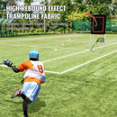 VEVOR Salokāms lakrosa atsitiena tīkls pagalmam, 914,4 × 1219,2 mm volejbola atsitiena tīkls, Pitchback beisbola un softbola atgriešanas treniņu siets, regulējama leņķa metienu treniņu siena, melns