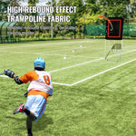 VEVOR Salokāms lakrosa atsitiena tīkls pagalmam, 914,4 × 1219,2 mm volejbola atsitiena tīkls, Pitchback beisbola un softbola atgriešanas treniņu siets, regulējama leņķa metienu treniņu siena, melns