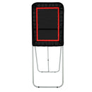 VEVOR Salokāms lakrosa atsitiena tīkls pagalmam, 914,4 × 1219,2 mm volejbola atsitiena tīkls, Pitchback beisbola un softbola atgriešanas treniņu siets, regulējama leņķa metienu treniņu siena, melns
