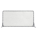 VEVOR Futbola Atsitiena Tīkls 366x183 cm – Izturīgs Dzelzs Treniņu Tīkls ar Pārnēsājamu Somu, Piemērots Futbola un Volejbola Treniņiem, Solo Praksei un Piespēļu Attīstīšanai Pagalmā
