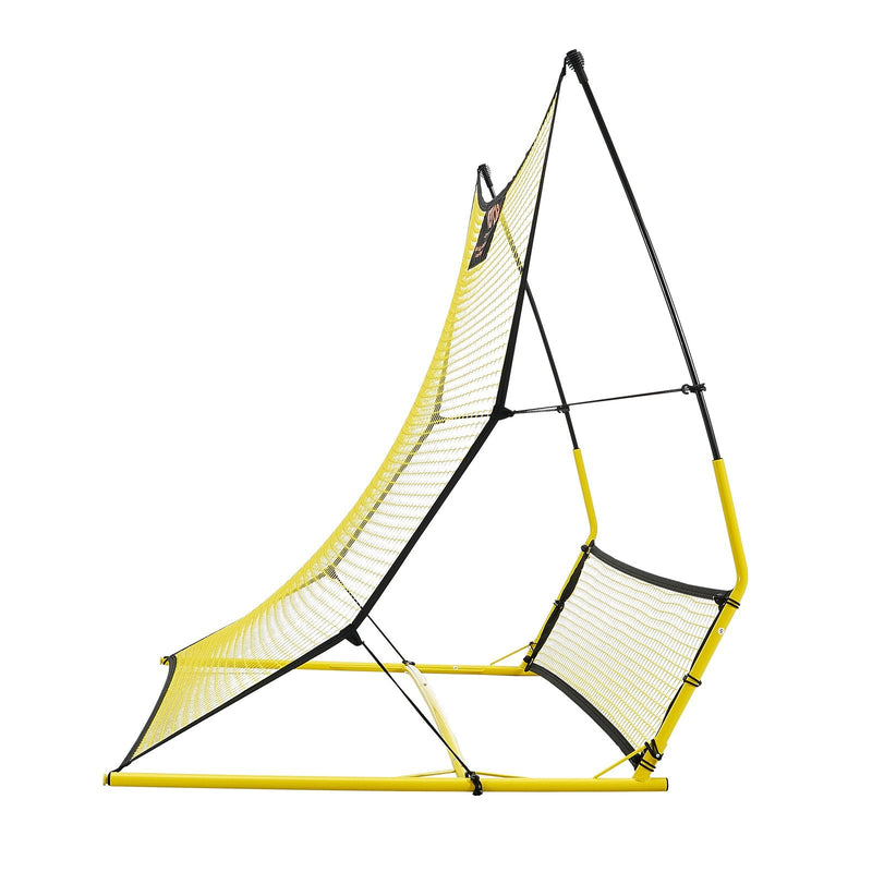 VEVOR 2-in-1 Pārnēsājamais futbola bumbas atgriezējs tīkls, 183 x 130 cm
