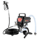 Statīva elektriskais bezgaisa krāsu smidzinātājs, 950 W, 3000 PSI, augstas efektivitātes krāsošana ar smalku un vienmērīgu pārklājumu, rokas krāsu smidzinātājs mājas iekštelpu un āra mēbelēm, žogiem