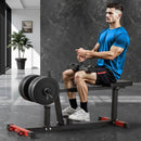 VEVOR sēdošais ikru trenažieris līdz 200 kg, ikru pacelšanas trenažieris mājas sporta zālei, kāju treniņu iekārta apakšējai ķermeņa daļai, piemērots 50 mm svaru diskiem