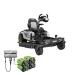 Iepriekšpasūtīšana_Akumulatora rider traktors EGO Power+ ZT4201E-S 1070mm, akumulatori un lādētājs nav iekļauti komplektā.