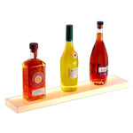 VEVOR sienas LED apgaismots alkohola pudeles displejs, mājas bāra plaukts, 61 cm