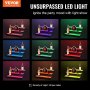 VEVOR LED apgaismots dzērienu pudeles displejs, 40 cm 3 pakāpju, RF un lietotnes vadība