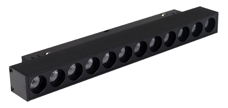 20w 1530LM  magnētiskais sliežu gaismeklis ar regulējamu krāsu temperatūru DC 48V(20 stils)