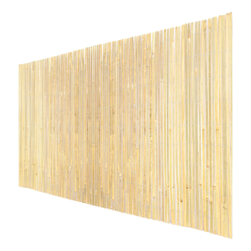 Dabīgais bambusa līstu siets, videi draudzīgs privātuma žogs 91 x 598 cm, dekoratīvs bambusa panelis dārzam, pagalmam, balkonam, terasei, pie baseina