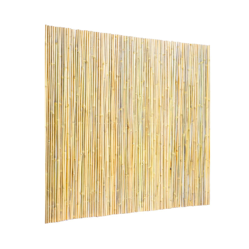 Dabīgais veltais bambusa žogs 122 × 244 × 1,9 cm