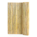 Dabīgais ruļļveida bambusa žogs, videi draudzīgs bambusa privātuma žogs 183 x 244 x 1,9 cm, dekoratīvs bambusa norobežojums dārzam, pagalmam, balkonam, terasei, pie baseina