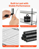 VEVOR 6 līmeņu iekštelpu augu plaukts ar riteņiem un taimeri, 180 cm metāla statīvs ar pilna spektra 150 W 3800 K audzēšanas gaismām, piemērots dīgstu audzēšanai