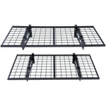 Uzglabāšanas plaukti 2 gab. 22 x 61 cm pie sienas stiprināmi 114 kg, metāla