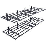 Uzglabāšanas plaukti 2 gab. 183 × 61 cm pie sienas stiprināmi smagās slodzes garāžas plaukti 726 kg