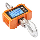 VEVOR Digitaalne kraanakaal 1000 kg, tööstuslik rippkaal kaugjuhtimispuldiga, alumiiniumist korpus ja LCD ekraan, suure täpsusega kaalud ehitus-, tööstus-, põllumajandus- ja jahinduskaalud, oranžikas