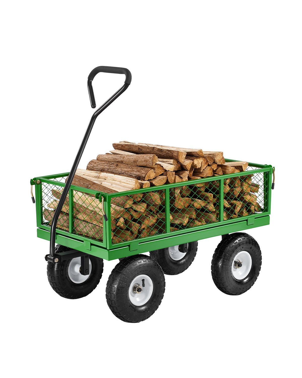 VEVOR Tērauda dārza ratiņi, 308 kg kravnesība, smagsvara modelis, 25 cm riepas