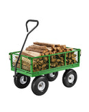 VEVOR Tērauda dārza ratiņi, 308 kg kravnesība, smagsvara modelis, 25 cm riepas