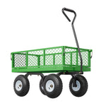 VEVOR Tērauda dārza ratiņi, 308 kg kravnesība, smagsvara modelis, 25 cm riepas