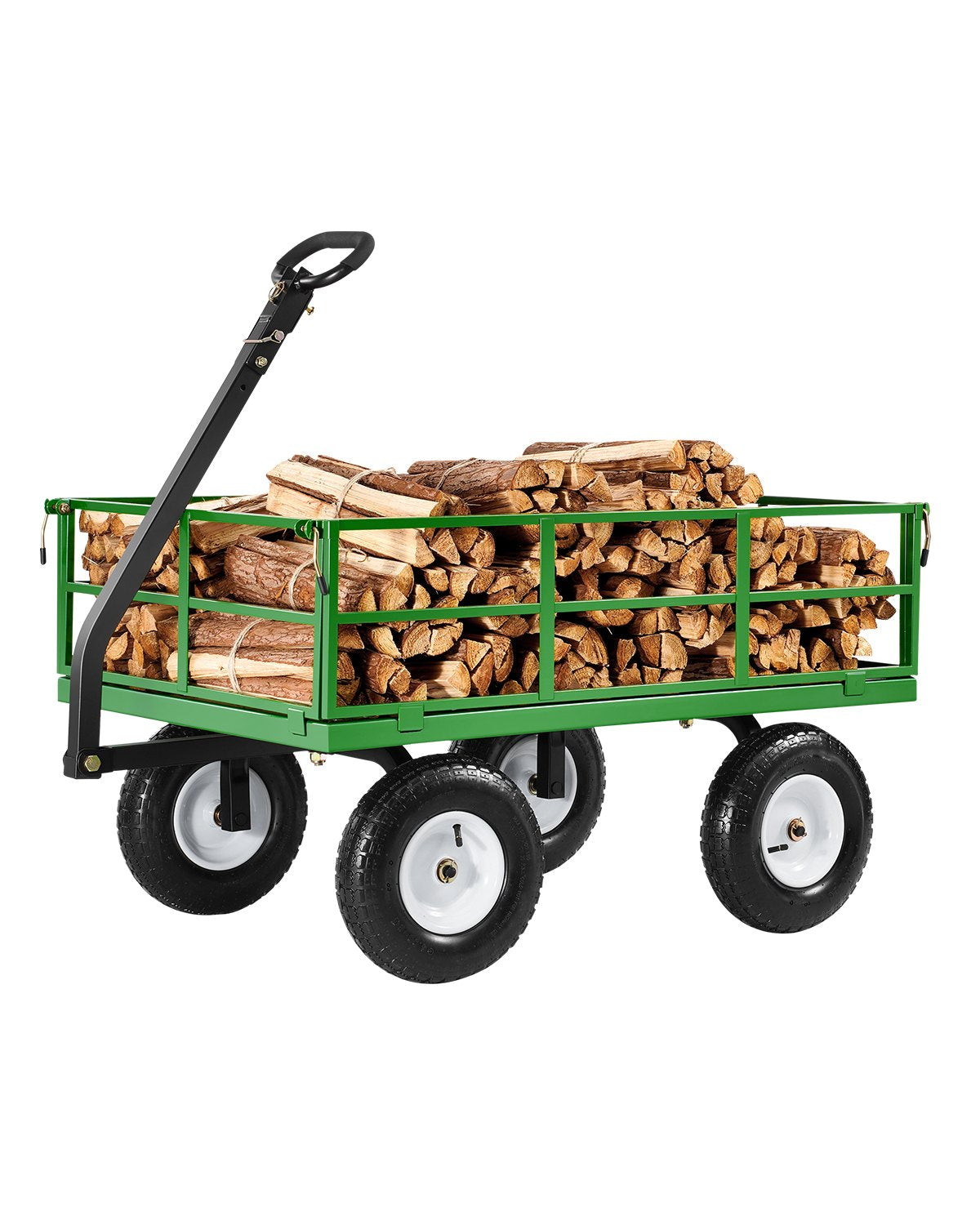 VEVOR Tērauda dārza ratiņi, 544 kg kravnesība, smagsvara modelis, 33 cm riepas