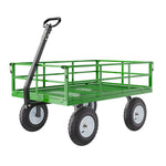 VEVOR Tērauda dārza ratiņi, 544 kg kravnesība, smagsvara modelis, 33 cm riepas