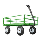 VEVOR Tērauda dārza ratiņi, 544 kg kravnesība, smagsvara modelis, 33 cm riepas