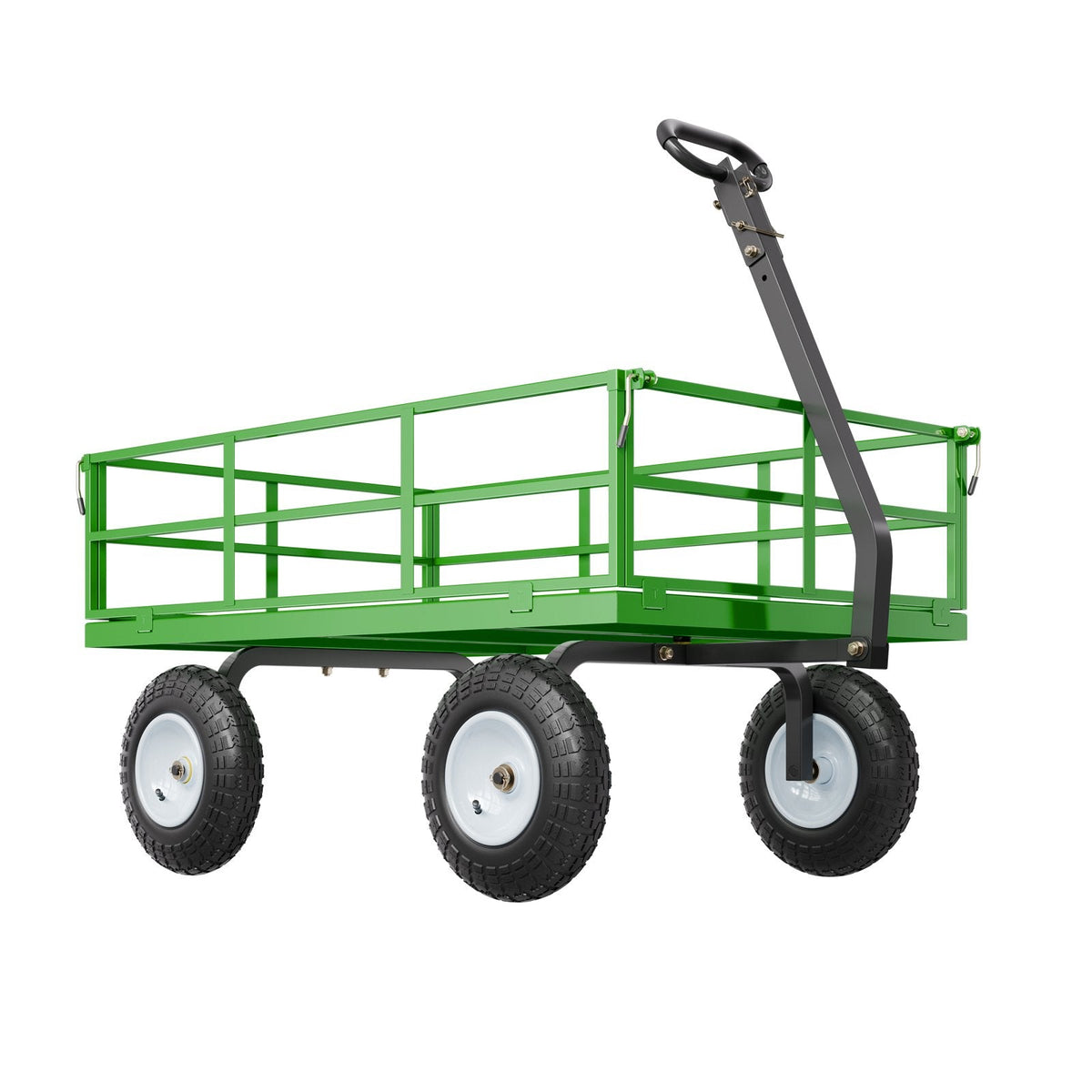VEVOR Tērauda dārza ratiņi, 544 kg kravnesība, smagsvara modelis, 33 cm riepas